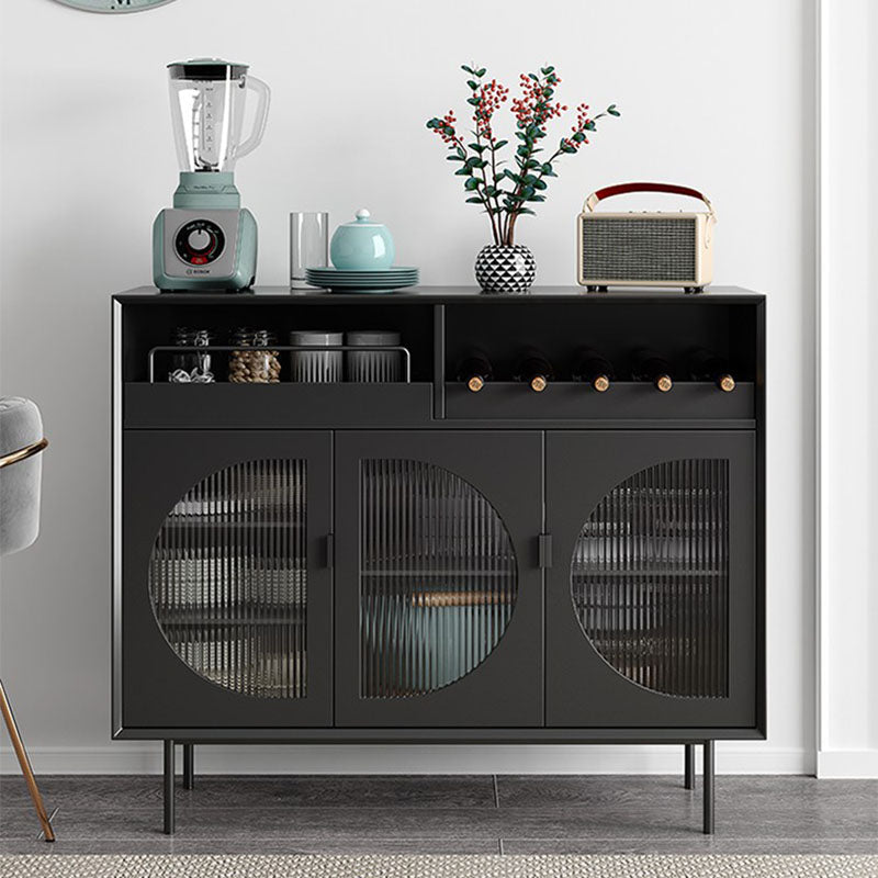 Servidor moderno de comedor Puertas de madera de madera servidor buffet con puertas para sala de estar