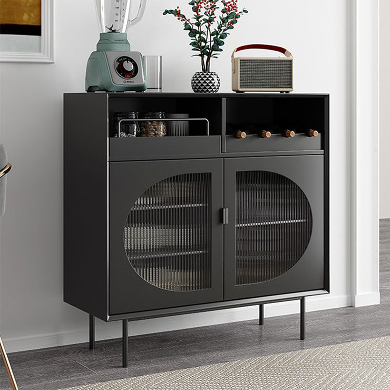 Servidor moderno de comedor Puertas de madera de madera servidor buffet con puertas para sala de estar