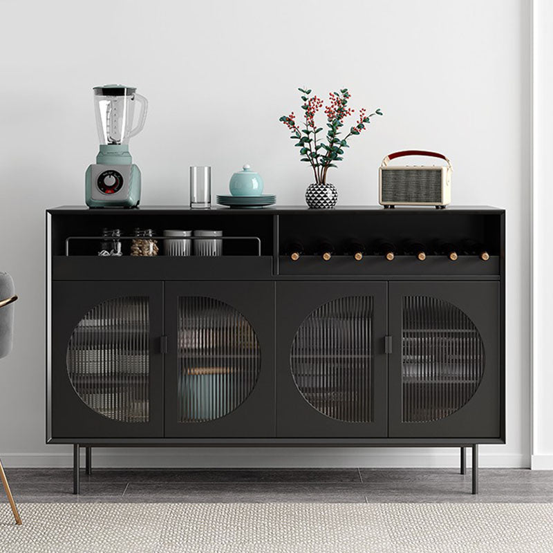 Servidor moderno de comedor Puertas de madera de madera servidor buffet con puertas para sala de estar