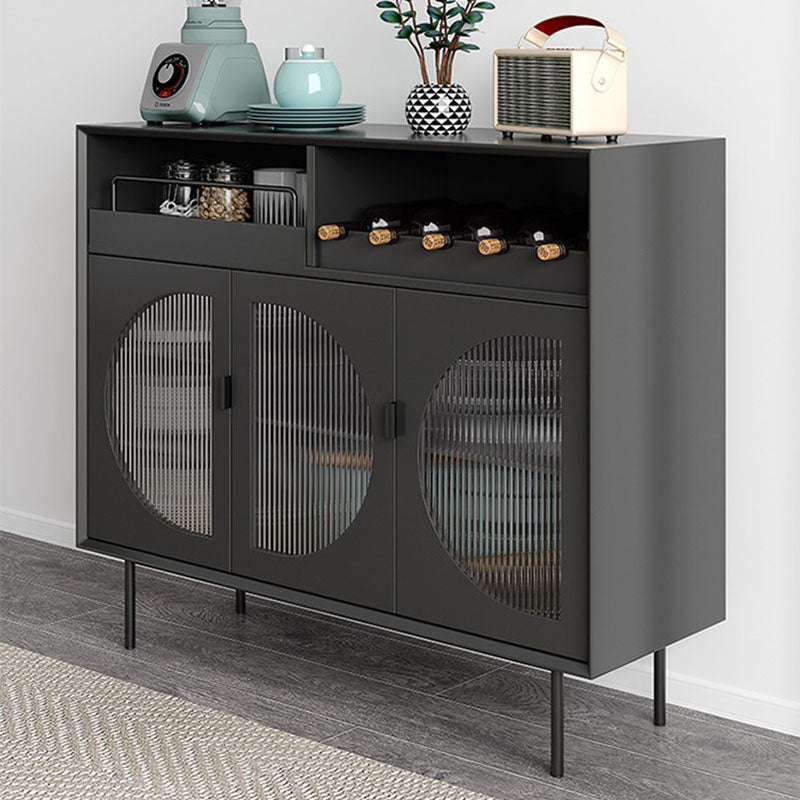 Servidor moderno de comedor Puertas de madera de madera servidor buffet con puertas para sala de estar