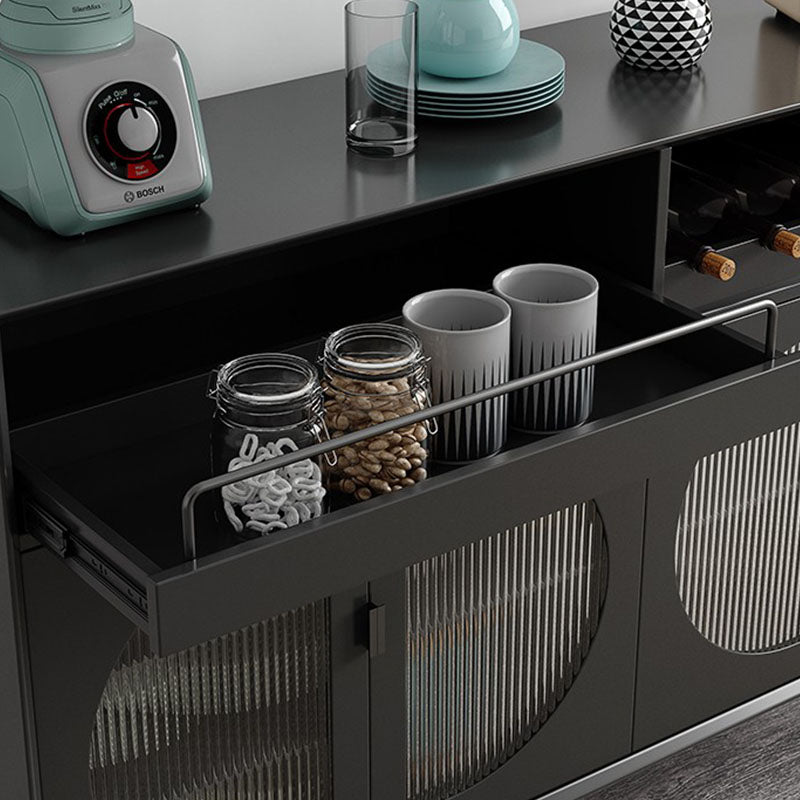 Servidor moderno de comedor Puertas de madera de madera servidor buffet con puertas para sala de estar