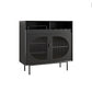 Servidor moderno de comedor Puertas de madera de madera servidor buffet con puertas para sala de estar