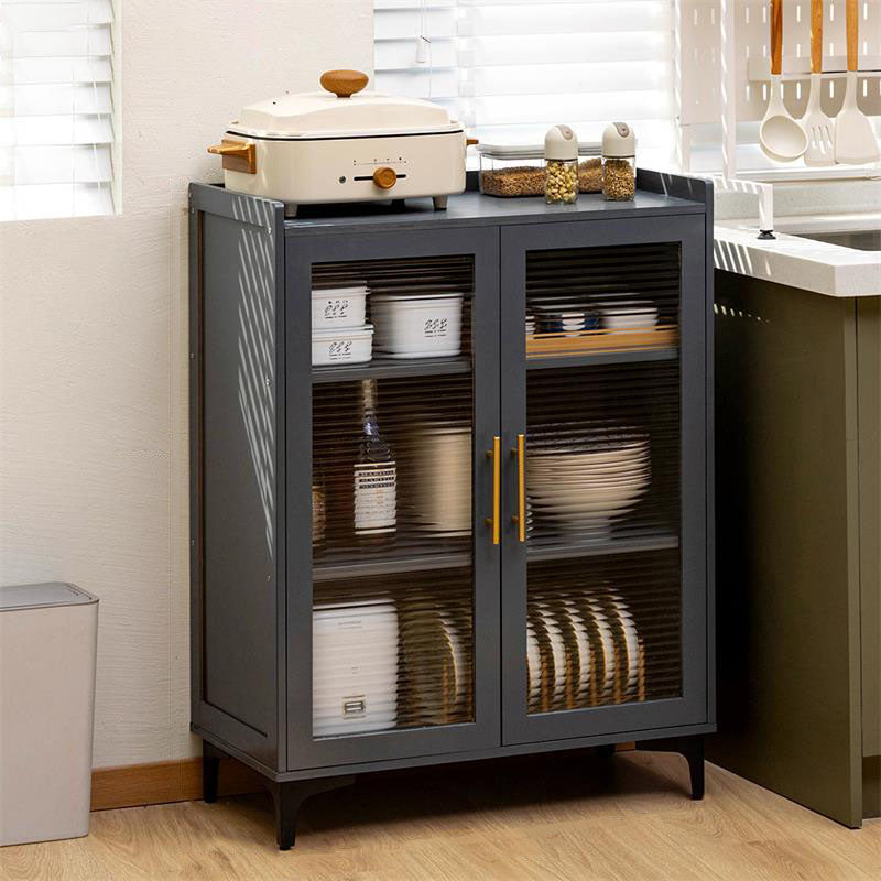 Glam Style Blue Storage Buffet Stand Bamboo Buffet Sideboard for Kitchen https: res.litfad.com site img item 2023 01 26 7314949 1200x1200.jpg Clearhalo 'buffet_sideboard' 'Buffets & Sideboards' 'furn' 'furn_buffet_sideboard' 'Furniture' 'Kitchen & Dining Furniture' 7314949