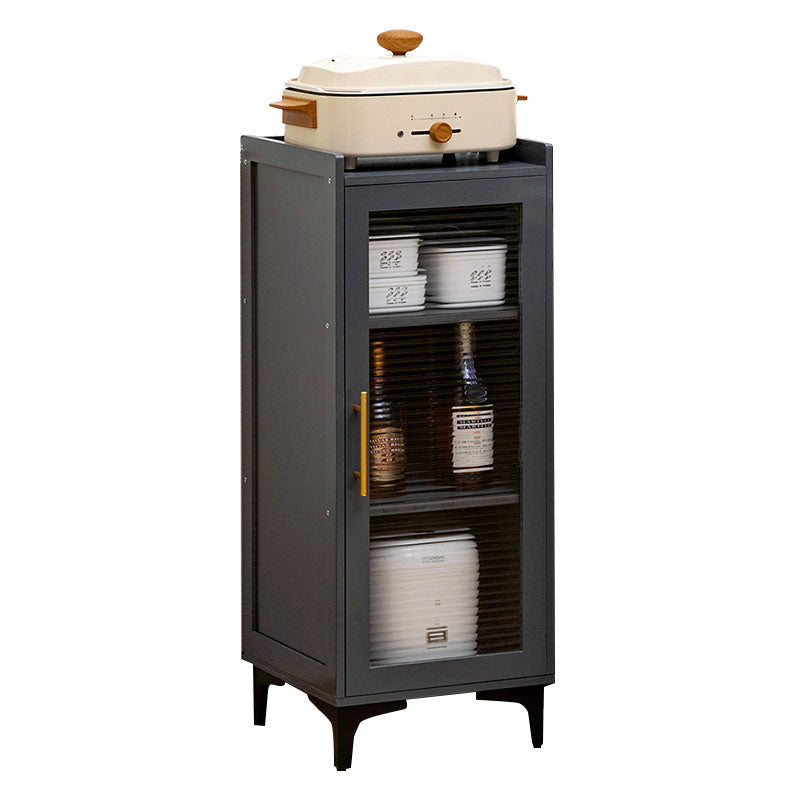 Glam Style Blue Storage Buffet Stand Bamboo Buffet Sideboard for Kitchen Clearhalo 'buffet_sideboard' 'Buffets & Sideboards' 'furn' 'furn_buffet_sideboard' 'Furniture' 'Kitchen & Dining Furniture' 7314960