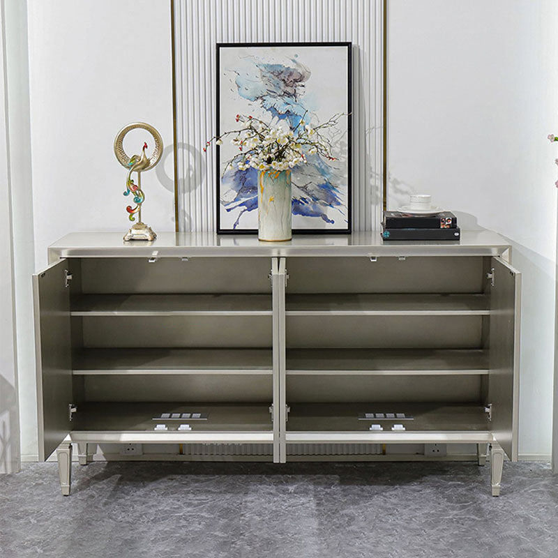 Stile moderno a buffet in legno ingegnerizzato per la sala da pranzo 35,4 pollici di altezza