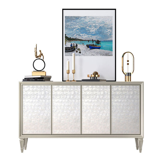 Stile moderno a buffet in legno ingegnerizzato per la sala da pranzo 35,4 pollici di altezza