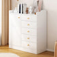 Contemporary Manufactured Wood Accent Cabinet Rectangle Storage Cabinet with Drawer 24"L x 13"W x 33"H White 5 Clearhalo 'Cabinets & Chests' 'cabinets_chests' 'furn' 'furn_cabinets_chests' 'Furniture' 'Living Room Furniture' 7315047