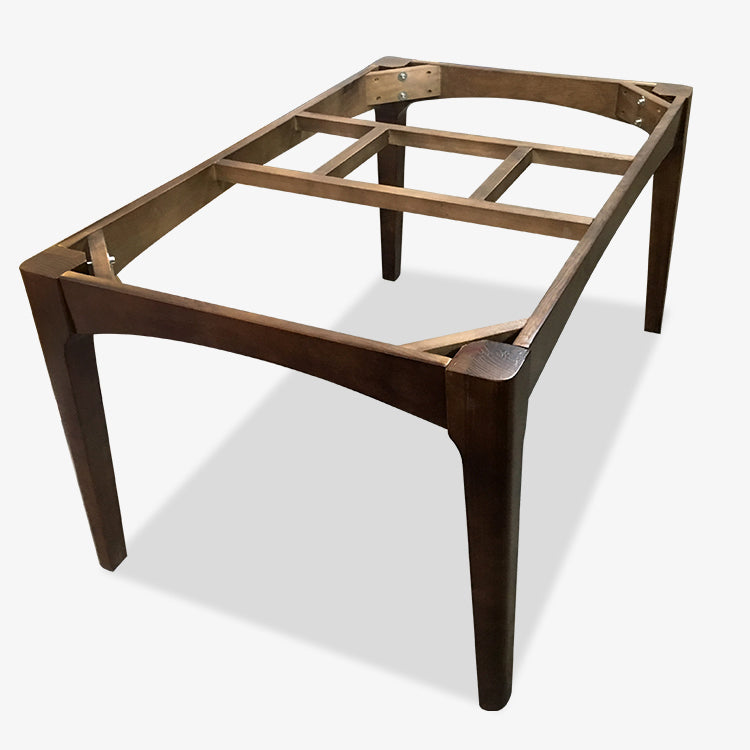 Contemporary Kitchen Rectangle Dinner Table 4 Legs Dining Table Clearhalo 'Dining Tables & Seating' 'Dining Tables' 'dining_table' 'furn' 'furn_dining_table' 'Furniture' 'Kitchen & Dining Furniture' 7315236