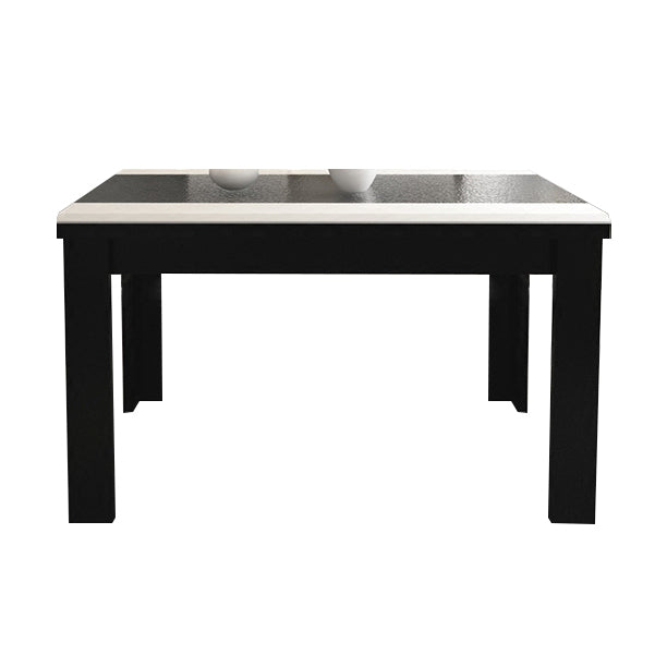 Mesa de comedor de piedra industrial de las piernas del rectángulo 4 de la mesa de cena de la cocina