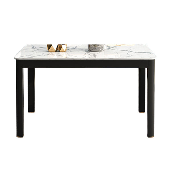 Eetkamer industriële eettafel 4 poten rechthoekige eettafel