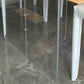 Tavolo da pranzo in pietra bianca con tavolo da pranzo moderno rettangolare con base in acrilico