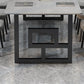 Table de conférence de forme de bureau en pierre moderne de style moderne avec 2 jambes pour le bureau