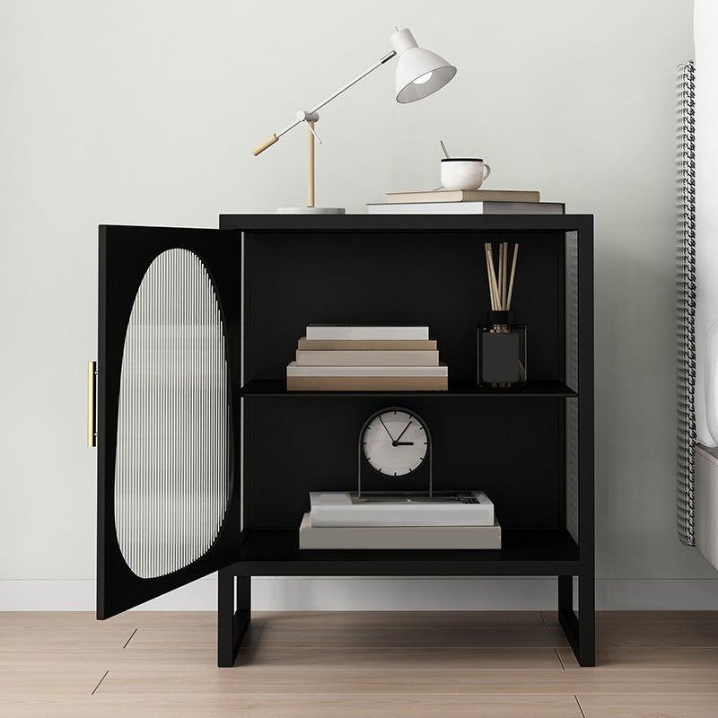 Industrial Accent Table Nightstand Antique Finish Bed Nightstand Clearhalo 'Bedroom Furniture' 'furn' 'furn_night_stand' 'Furniture' 'night_stand' 'Nightstands' 7316182