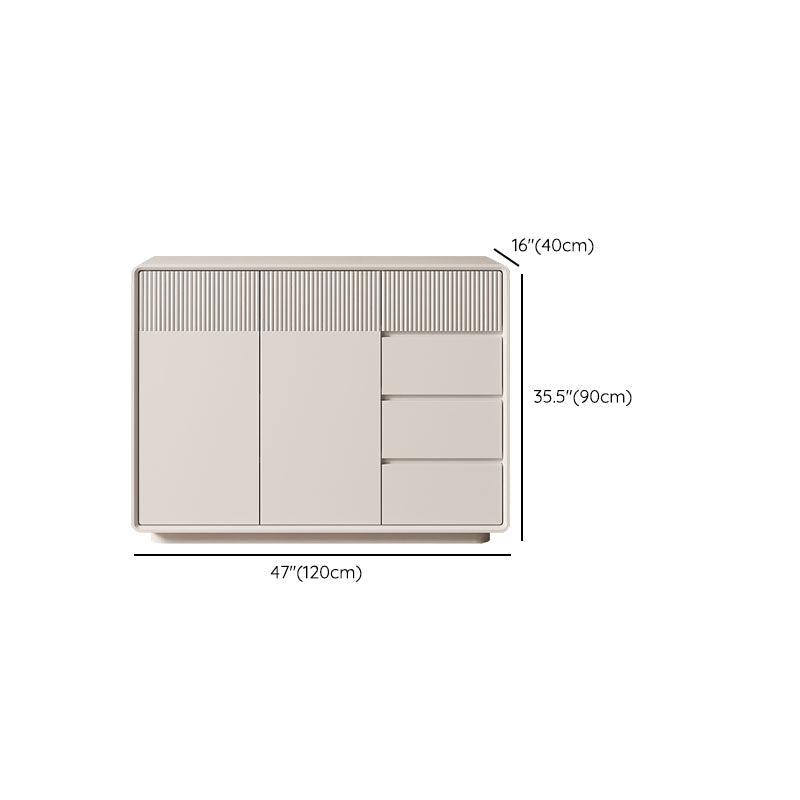 Tocador combinado horizontal contemporáneo tocador de almacenamiento de madera para dormitorio