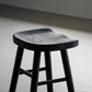 Solid Wood Dining Stools Black Armless Bar Stools with Footrest Clearhalo 'Bar Furniture' 'Bar Stools' 'bar_stools' 'furn' 'furn_bar_stools' 'Furniture' 'Kitchen & Dining Furniture' 7316503