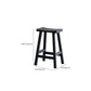 Solid Wood Dining Stools Black Armless Bar Stools with Footrest Clearhalo 'Bar Furniture' 'Bar Stools' 'bar_stools' 'furn' 'furn_bar_stools' 'Furniture' 'Kitchen & Dining Furniture' 7316533