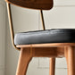 Contemporary Upholstered Armless Chair Indoor Faux Leather Dining Chair