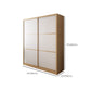 Modern Artificial Wood Wardrobe Freestanding Wardrobe with Sliding Doors
