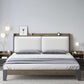 Contemporary Wood and Upholstered Bed Rectangular Standard Bed