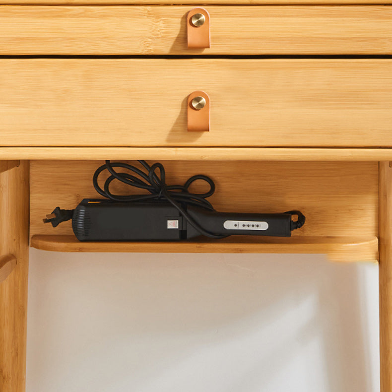 Modern Mirrored Makeup Vanity Glass Drawers Make-up Vanity with Storage Clearhalo 'Bedroom Furniture' 'furn' 'furn_makeup_vanities' 'Furniture' 'Makeup Vanities' 'makeup_vanities' 7317520