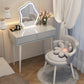 Contemporary Lighted Mirror Makeup Vanity Desk in Wood Vanity Dressing Table Set