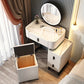 Glam 3 Drawers Make-up Vanity Marble Makeup Vanity Desk Table