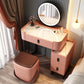 Glam 3 Drawers Make-up Vanity Marble Makeup Vanity Desk Table