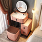 Glam 3 Drawers Make-up Vanity Marble Makeup Vanity Desk Table