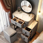 Glam 3 Drawers Make-up Vanity Marble Makeup Vanity Desk Table