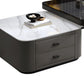 Square Coffee Table Glass Top Coffee Table Set for Living Room Clearhalo 'Coffee & Accent Tables' 'Coffee Tables' 'coffee_tables' 'furn' 'furn_coffee_tables' 'Furniture' 'Living Room Furniture' 7317651
