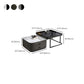 Square Coffee Table Glass Top Coffee Table Set for Living Room Clearhalo 'Coffee & Accent Tables' 'Coffee Tables' 'coffee_tables' 'furn' 'furn_coffee_tables' 'Furniture' 'Living Room Furniture' 7317662