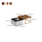 Square Coffee Table Glass Top Coffee Table Set for Living Room Clearhalo 'Coffee & Accent Tables' 'Coffee Tables' 'coffee_tables' 'furn' 'furn_coffee_tables' 'Furniture' 'Living Room Furniture' 7317663