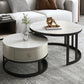 Rectangle Coffee Table Slate 2 Nesting Coffee Table Set for Living Room Clearhalo 'Coffee & Accent Tables' 'Coffee Tables' 'coffee_tables' 'furn' 'furn_coffee_tables' 'Furniture' 'Living Room Furniture' 7317666