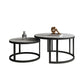 Rectangle Coffee Table Slate 2 Nesting Coffee Table Set for Living Room Grey Drawers Not Included Clearhalo 'Coffee & Accent Tables' 'Coffee Tables' 'coffee_tables' 'furn' 'furn_coffee_tables' 'Furniture' 'Living Room Furniture' 7317670
