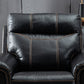 Contemporary Home Theater Recliner No Motion Manual-Push Botton Indoor Clearhalo 'Chairs & Seating' 'furn' 'furn_recliners' 'Furniture' 'Living Room Furniture' 'Recliners' 7317716