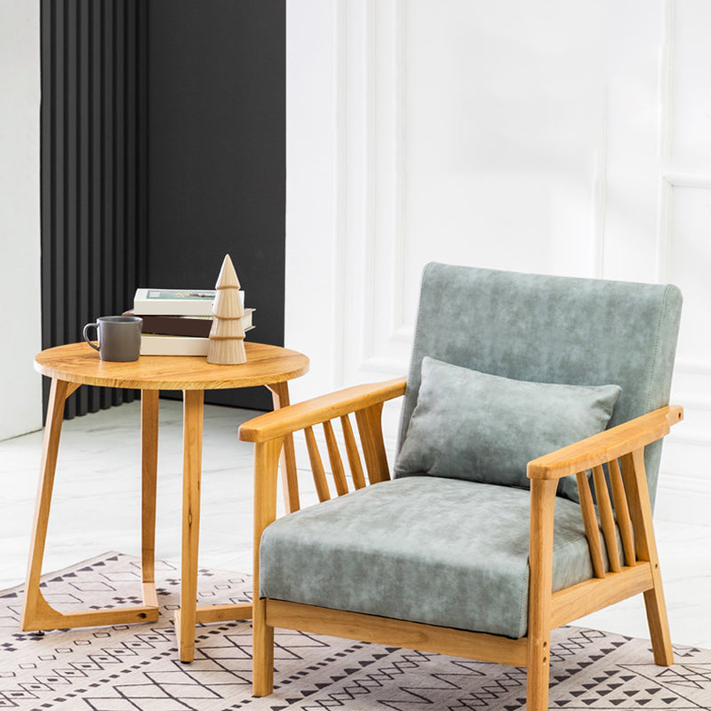 Canapé carré canapé en bois massif oreiller arrière