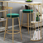 Juego de bar Glam Style, mesa de bar de piedra de 1/2/3 piezas con taburetes con respaldo de escalera