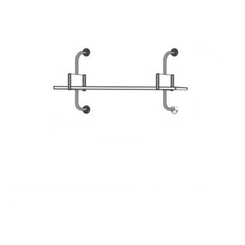 Contemporary Engineered Wood Bookshelf Floating White Bookcase