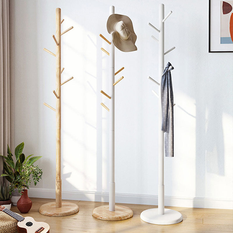 Solid Wood Entry Hall Tree Free Standing Coat Hanger for Hallway Clearhalo 'Entry & Mudroom Furniture' 'furn' 'furn_hall_tree_coat_racks' 'Furniture' 'Hall Trees & Coat Racks' 'hall_tree_coat_racks' 7318012