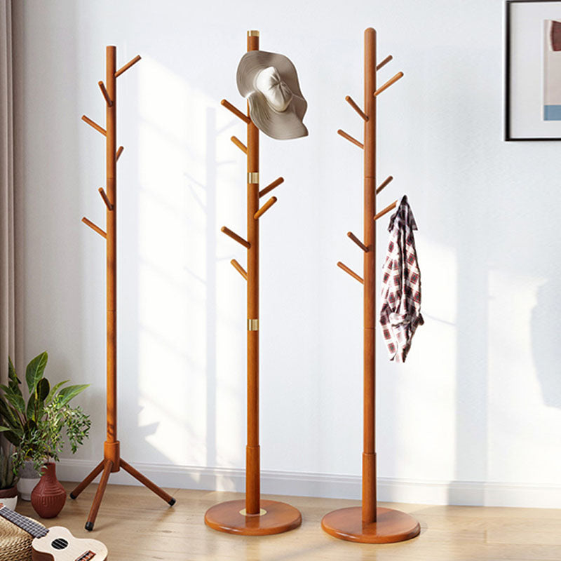 Solid Wood Entry Hall Tree Free Standing Coat Hanger for Hallway Clearhalo 'Entry & Mudroom Furniture' 'furn' 'furn_hall_tree_coat_racks' 'Furniture' 'Hall Trees & Coat Racks' 'hall_tree_coat_racks' 7318013