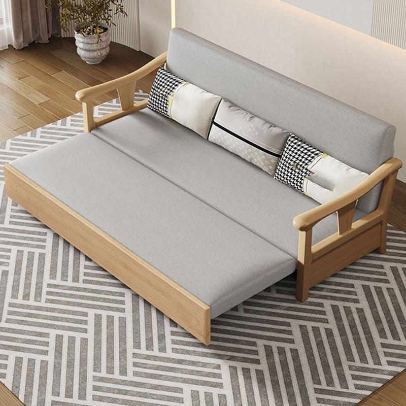 Canapé-lit futon pliable contemporain armes carrées futon et matelas