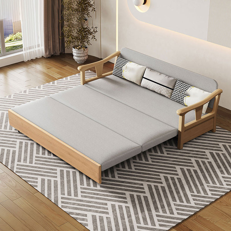 Canapé-lit futon pliable contemporain armes carrées futon et matelas