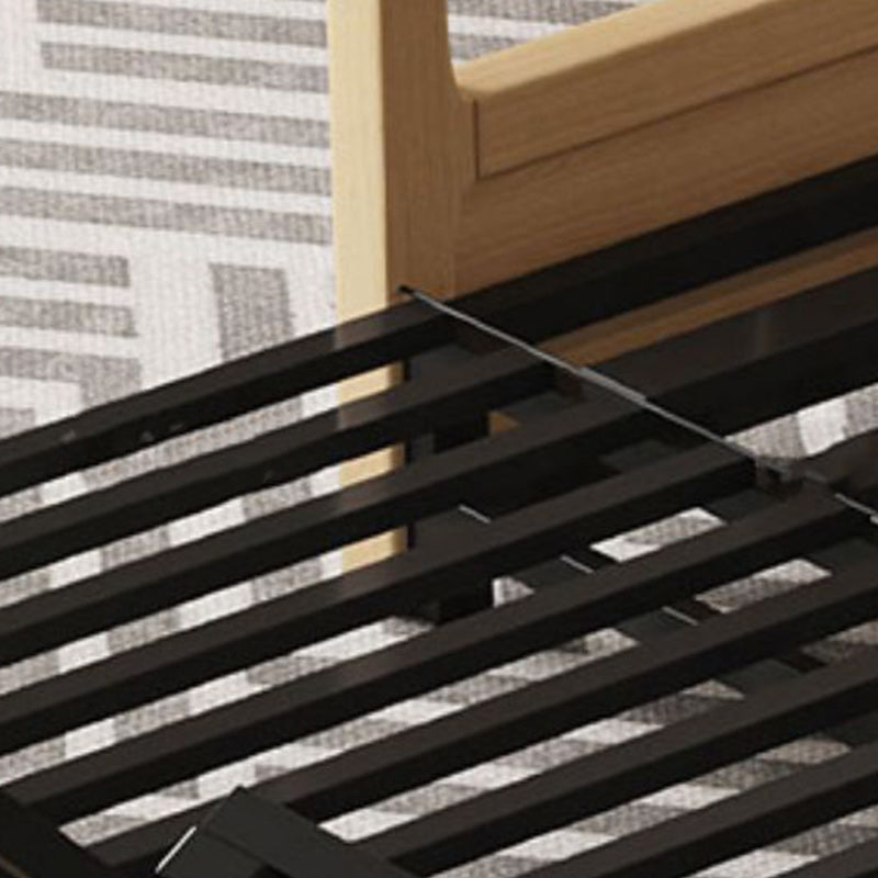 Canapé-lit futon pliable contemporain armes carrées futon et matelas