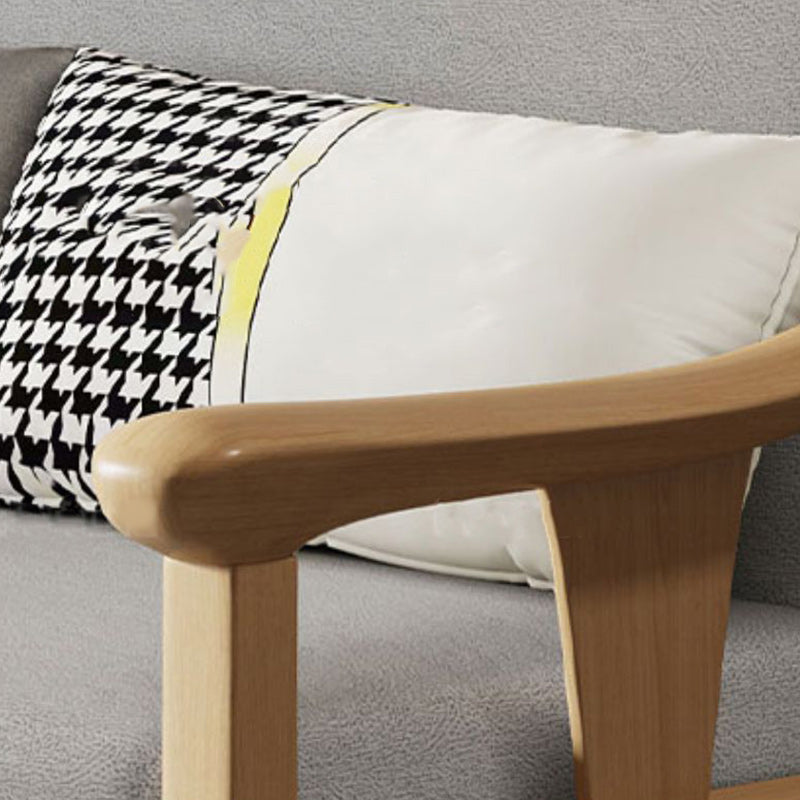 Canapé-lit futon pliable contemporain armes carrées futon et matelas