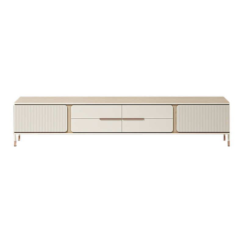 Glam TV Media Console Wooden TV Stand Console with 4 Drawers Clearhalo 'furn' 'furn_tv_stands_entertainment_centers' 'Furniture' 'Living Room Furniture' 'TV Stands & Entertainment Centers' 'TV Stands & Media Storage Furniture' 'tv_stands_entertainment_centers' 7319242