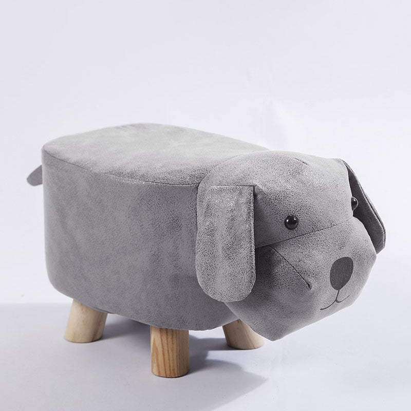 Moderne pouf osmanische Kunstleder wasserfeste gepolsterte Tierform Ottomane