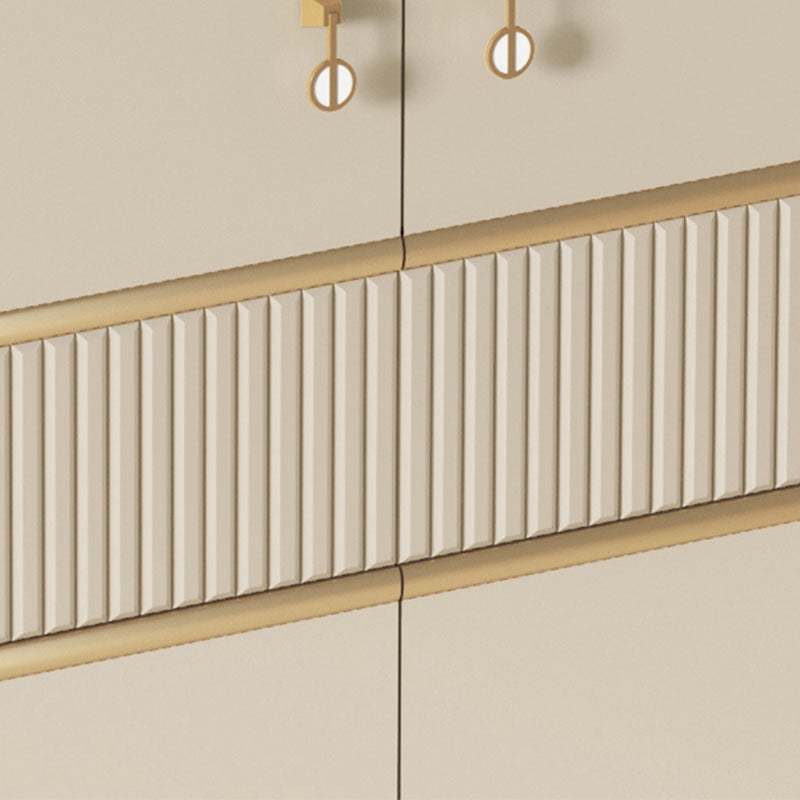 Tavolo da tavolo a buffet moderno tavolo in legno massiccio con porte per sala da pranzo