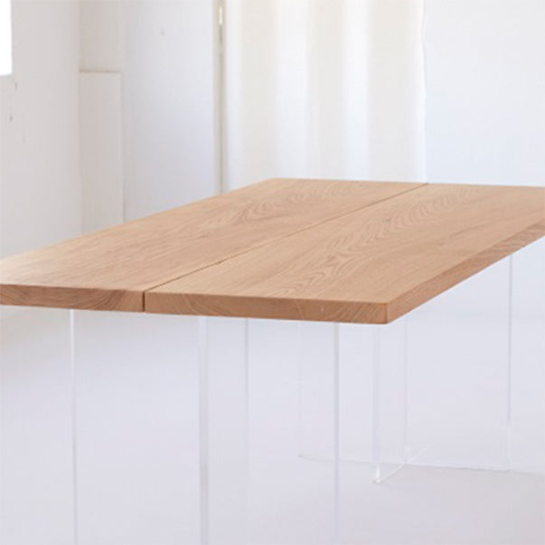 Set di sala da pranzo moderna 1/5 pezzi tavolo rettangolo e set da pranzo a base in legno massiccio con sedie