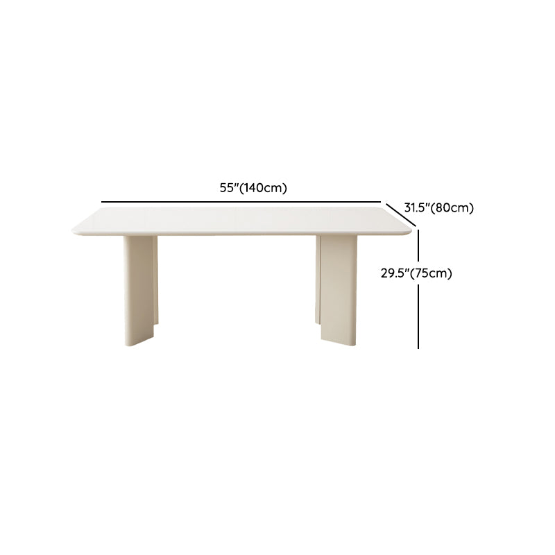 Juego de mesa de comedor glamoroso 1/4/5/6 Piezas con muebles de cocina base de madera