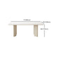 Glam Dining Table Set 1/4/5/6 Pieces with Wood Base Kitchen Furniture Set